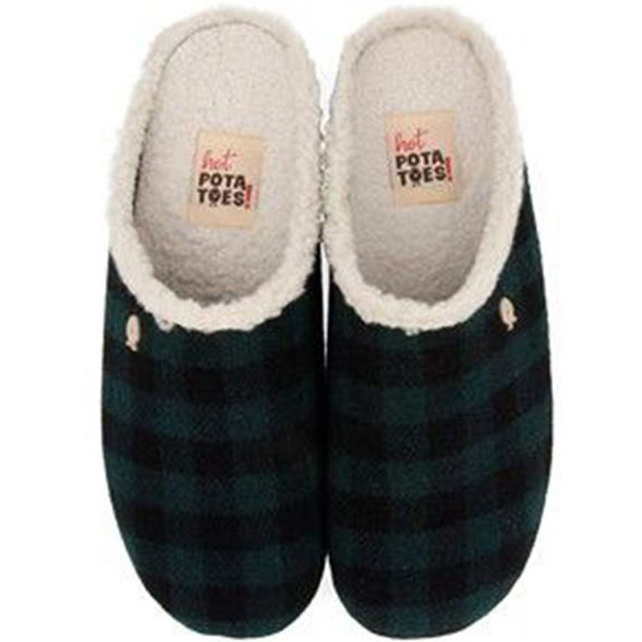 Hot Potatoes Pantoffels Tyvin 61077 Groen-40