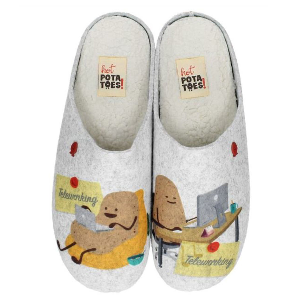 Hot Potatoes Pantoffels Loruns 64659 Grijs-47