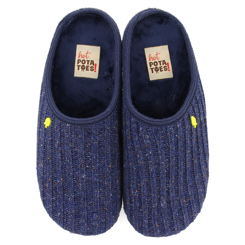 Hot Potatoes Pantoffels Leonding 64668 Blauw-41
