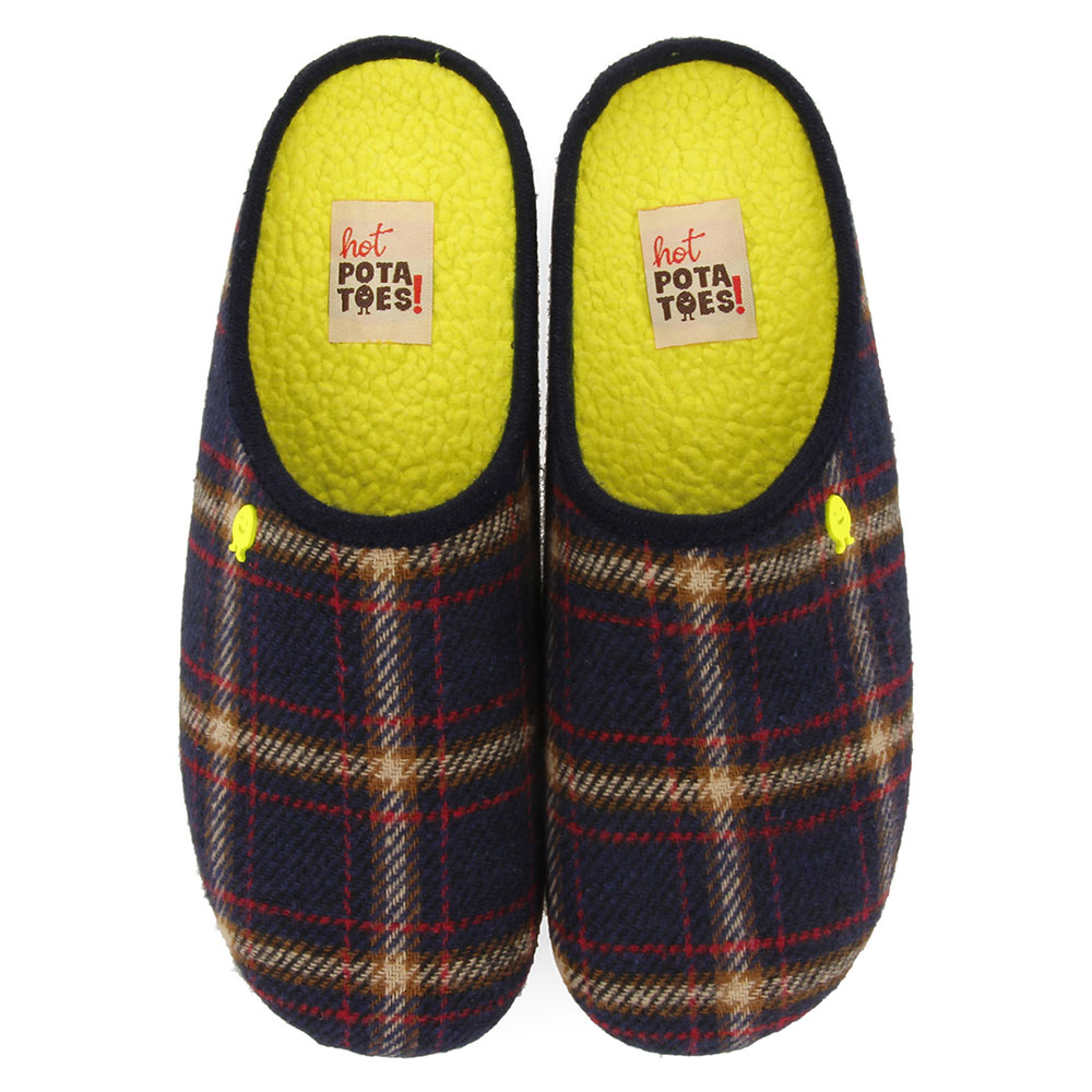 Hot Potatoes Pantoffels Damuls 64669 Blauw-41