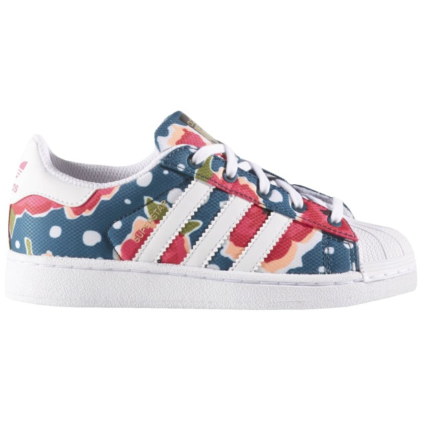 superstar adidas bloemen
