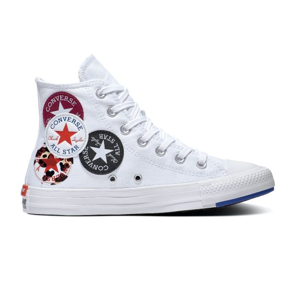 Converse All Stars Chuck Taylor 166735C Wit / Blauw / Rood