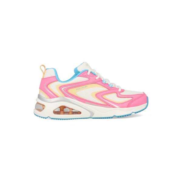 Skechers Tres Air Uno Extraordin Airy 177427 WPK Wit Roze