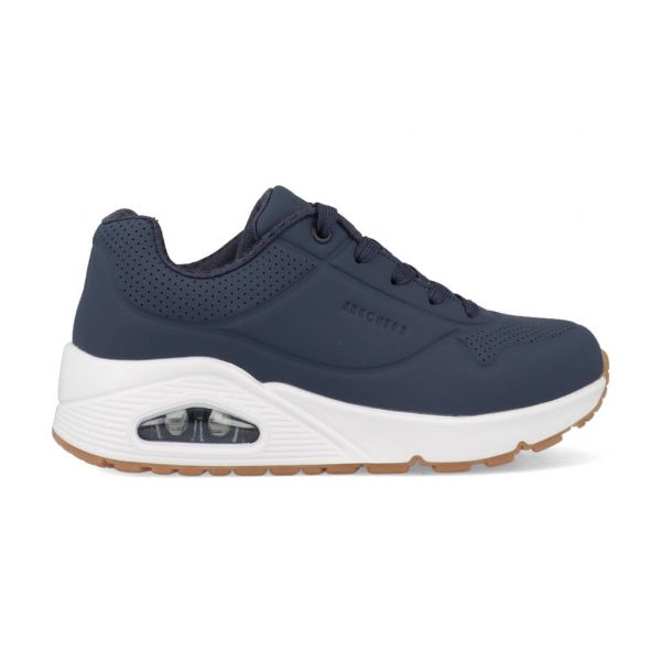 skechers uno stand on air dames blauw