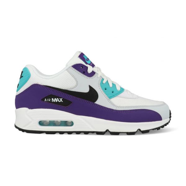 Nike Air Max 90 Esential AJ1285-103 Wit / Paars / Groen