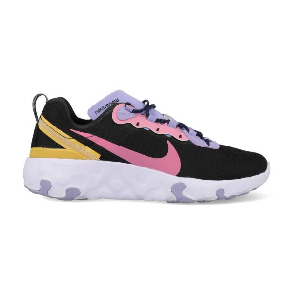 Nike Renew Element 55 CU0851-001 Zwart / Geel / Roze