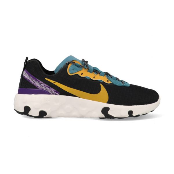 Nike Renew Element 55 CU0851-002 Zwart / Geel / Groen