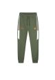 Malelions Sport Transfer Trackpants MS1-AW23-17-415 Groen / Oranje
