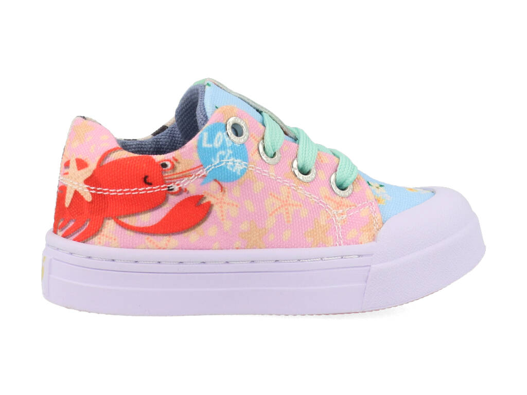Go Banana's Sneakers GB22SLOBSTER-L Roze - Blauw-22