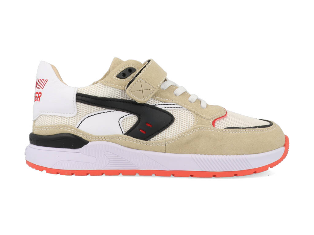Shoesme Sneakers ST22S006-A Beige - Rood-30